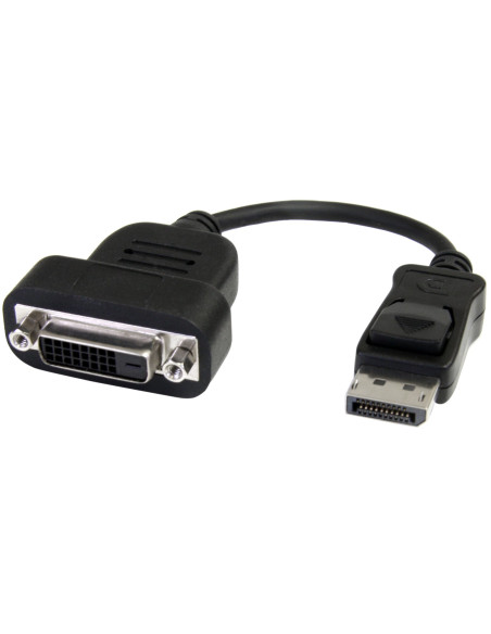 StarTech.com Adattatore DisplayPort a DVI - Adattatore compatto da DisplayPort a DVI-D - Dongle DP a DVI Monitor/Display 1080p -