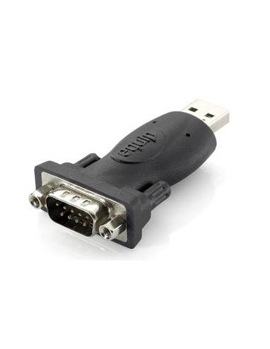 Equip 133382 adattatore per inversione del genere dei cavi USB A RS-232 Nero
