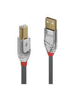 Lindy 36643 cavo USB USB 2.0 3 m USB A USB B Grigio