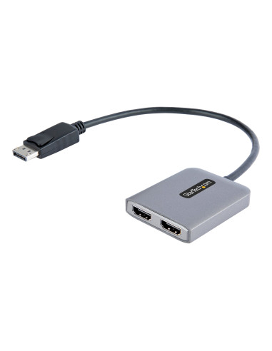 StarTech.com Adattatore da DisplayPort a HDMI - DisplayPort 1.4 MST Hub con cavo da 30 cm - Convertitore DP Doppio HDMI 4K 60Hz 