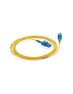 Fiber Patch Cord OS2 Singlemode Yellow 1.6 mm DUP-ZIP, LC/UPC-SC/UPC, 20.0  Meters - VPC-S2D1LCSC0200