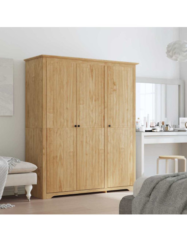 Guardaroba con porta BODO Marrone miele 146 x 53,5 x 173 cm