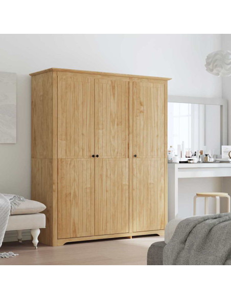 Guardaroba con porta BODO Marrone miele 146 x 53,5 x 173 cm