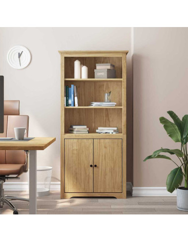 Libreria BODO Marrone miele 82 x 40 x 173 cm Legno multistrato