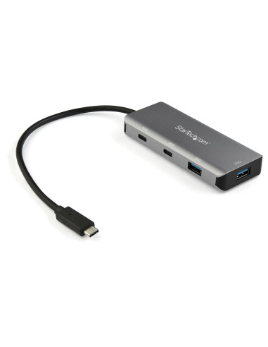 StarTech.com Hub USB-C a 4 porte con 2x USB A e 2x USB C - SuperSpeed 10Gbps USB Type-C 3.1/3.2 Gen 2 Hub - Bus USB alimentato -