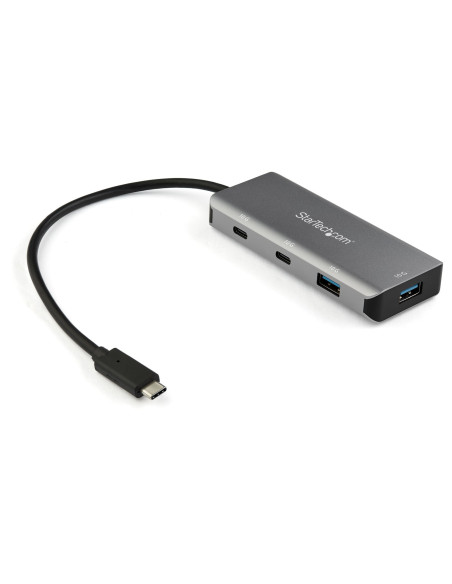StarTech.com Hub USB-C a 4 porte con 2x USB A e 2x USB C - SuperSpeed 10Gbps USB Type-C 3.1/3.2 Gen 2 Hub - Bus USB alimentato -