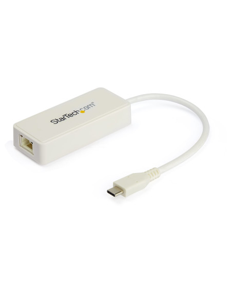StarTech.com Adattatore Ethernet USB C con porta USB A - Adattatore di rete NIC USB 3.0/USB 3.1 Tipo C a RJ45 - Convertitore USB