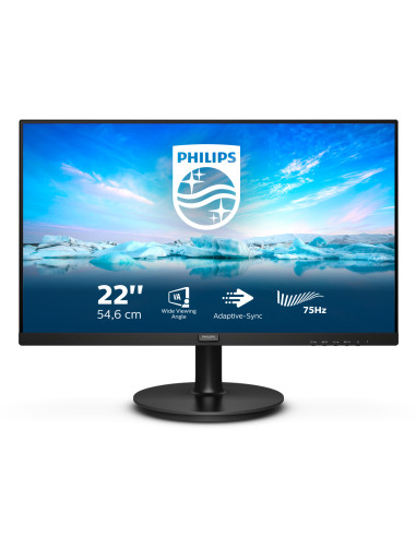 Philips V Line 222V8LA/00 Monitor PC 54,6 cm (21.5") 1920 x 1080 Pixel Full HD LCD Nero