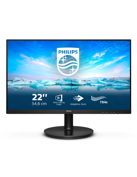 Philips V Line 222V8LA/00 Monitor PC 54,6 cm (21.5") 1920 x 1080 Pixel Full HD LCD Nero