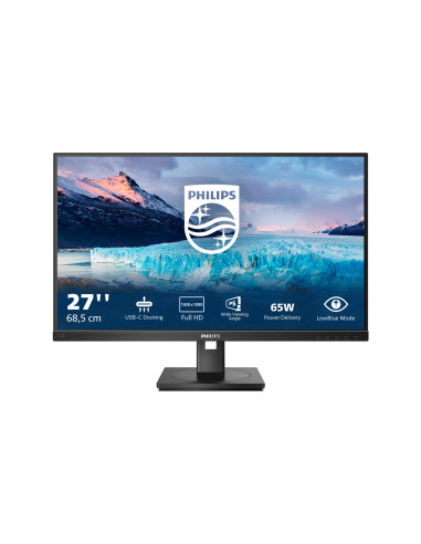 Philips S Line 273S1/00 Monitor PC 68,6 cm (27") 1920 x 1080 Pixel Full HD LCD Nero