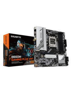 GIGABYTE B650M GAMING PLUS WIFI Scheda madre - CPU AMD Ryzen 9000, VRM a 5+2+2 fasi, fino a 8000 MHz DDR5, 2xPCIe 4.0 M.2, LAN 2