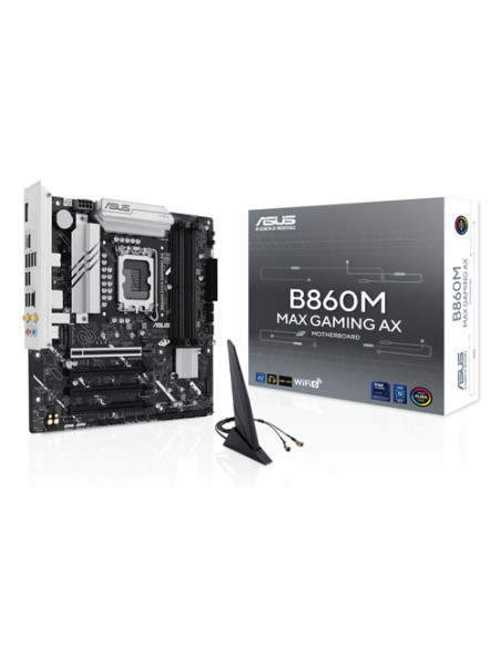ASUS B860M MAX GAMING AX Intel B860 LGA 1851 (Socket V1) micro ATX