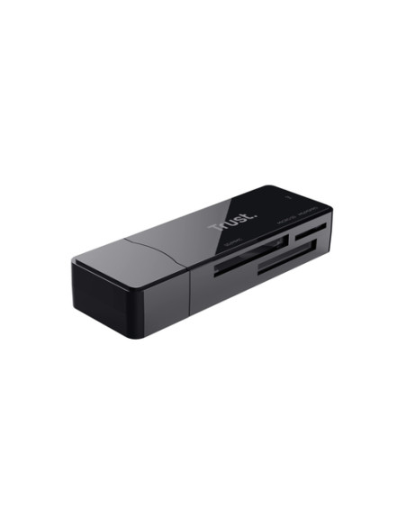 Trust NANGA lettore di schede USB 3.2 Gen 1 (3.1 Gen 1) Type-A Nero