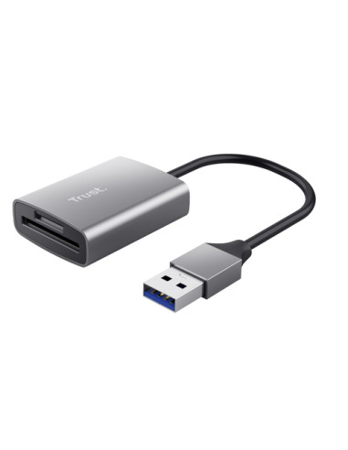 Trust Dalyx lettore di schede USB 3.2 Gen 1 (3.1 Gen 1) Alluminio