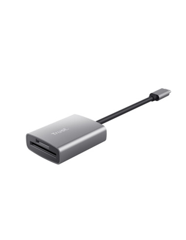 Trust 24136 lettore di schede USB 3.2 Gen 1 (3.1 Gen 1) Type-C Alluminio