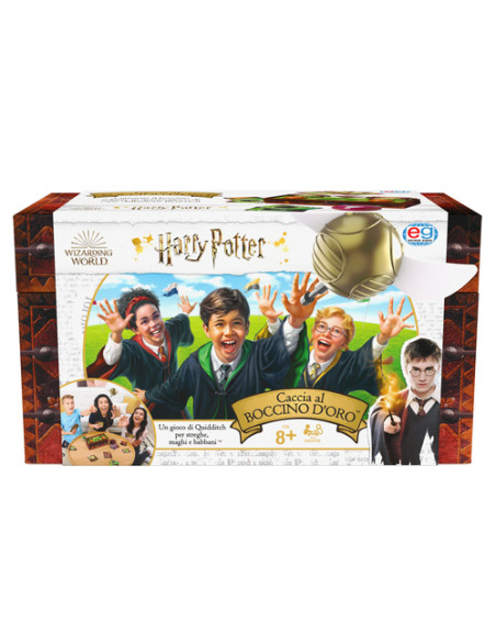 Wizarding World Games Harry Potter Caccia al Boccino d'oro, gioco di Quidditch da tavola per streghe, maghi e Babbani, gioco per