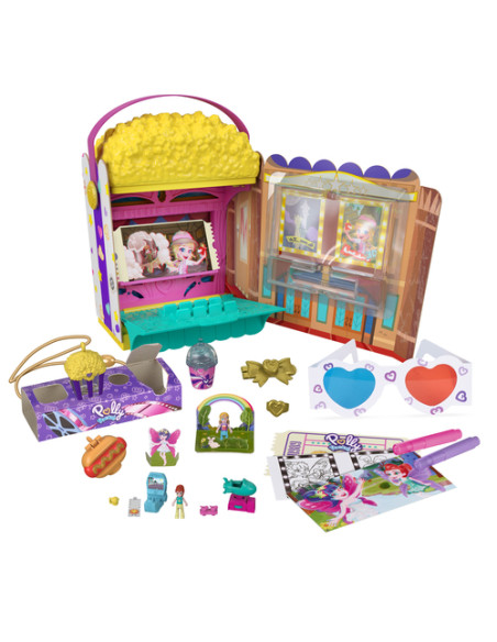 Polly Pocket Un-Box-It Popcorn Box
