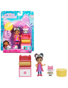 Gabby's Dollhouse , Mini set Studio d’arte, con Gabby e Baby Scatola, giochi per bambini dai 3 anni in su