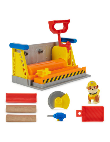 Rubble & Crew, Officina di Rubble, giocattoli da costruzione con sabbia e personaggio di Rubble, giocattoli per bambini e bambin