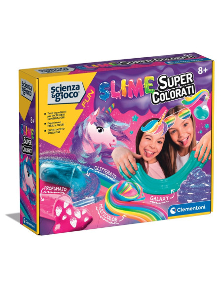 Clementoni Science & Jeu fun SLIME SUPER COLORATI