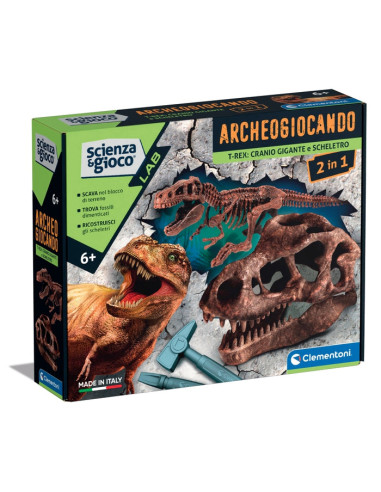 Clementoni Science & Jeu laboratoire DIG KIT - TREX 2IN1
