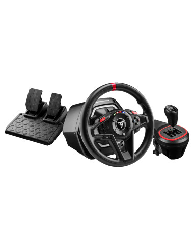 Thrustmaster T128 Shifter Pack Nero USB Sterzo + Pedali Analogico PC, Xbox