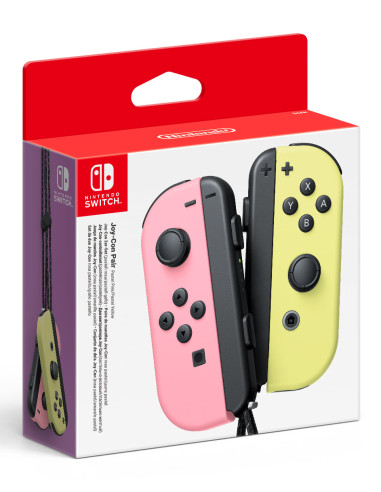 Nintendo Switch - Set da due Joy-Con Rosa Pastello/Giallo pastello