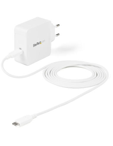 StarTech.com Caricatore USB C da parete - Alimentatore USB C per laptop 60W PD - Cavo da 2 m - Adattatore di alimentazione unive