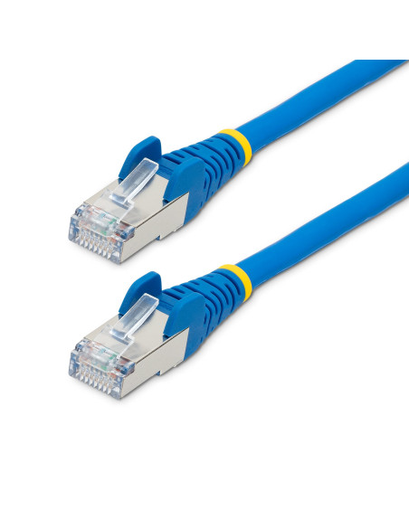 StarTech.com Cavo Ethernet CAT 6a - 1,5m - Blu - Cavo di rete LAN Low Smoke Zero Halogen (LSZH) - 10GbE 500MHz 100W PoE++ - Filo