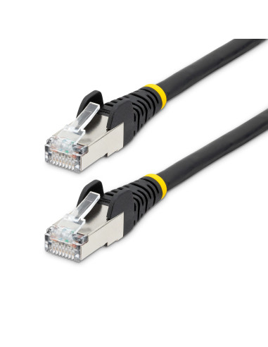 StarTech.com Cavo Ethernet CAT 6a - 1,5m - Nero - Cavo di rete LAN Low Smoke Zero Halogen (LSZH) - 10GbE 500MHz 100W PoE++ - Fil