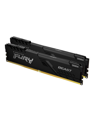 Kingston Technology FURY Beast 64GB 3200MT/s DDR4 CL16 DIMM (Kit da 2) Black