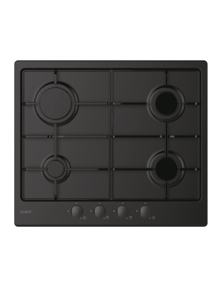 Candy Idea CHW6BRBB Nero Da incasso 60 cm Gas 4 Fornello(i)