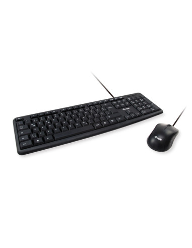 Equip 245203 tastiera Mouse incluso Ufficio USB QWERTY Italiano Nero