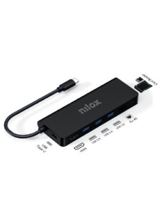 Nilox DOCK USB-C 8 IN 1 HDMI 4K 0 Mbit/s