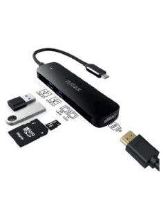 Nilox DOCK USB-C HDMI 2XUSB3.0 0 Mbit/s