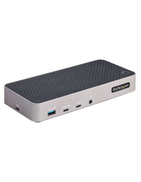 StarTech.com Docking station USB-C per Tre Monitor - Dock USB C Triplo HDMI/DP 4K - Hub USB a 5 Porte - GbE - PD 100W - Docking 