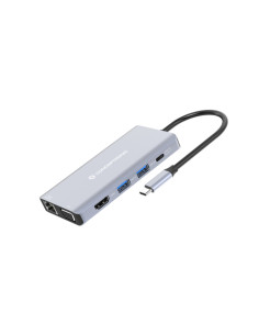 Conceptronic DONN20G Cablato USB 3.2 Gen 1 (3.1 Gen 1) Type-C Grigio