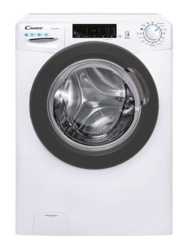 Candy Smart , Lavatrice Slim 7 KG, Classe D, 1200 giri, Bianco, Vapore, Wi-Fi, CSS4127TRE/1-11