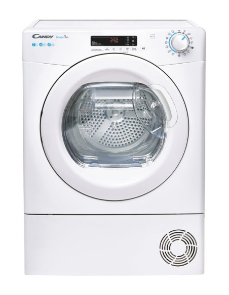 Candy Smart Pro , Asciugatrice 7 KG, Classe E, Bianco, Vapore, Wi-Fi, CSOE H7A2DE-S