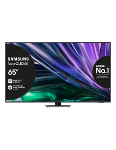 Samsung Smart TV 65” QE65QN85DBTXZT Neo QLED 4K Mini LED Carbon Silver 2024, Processore NQ4 AI GEN2, Tecnologia Quantum Matrix