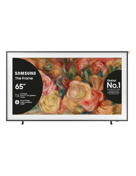 Samsung TV QLED 4K 65” QE65LS03DAUXZT Smart TV Wi-Fi Black 2024, Matte Display, Processore Quantum 4K, Modern Frame Design, Do
