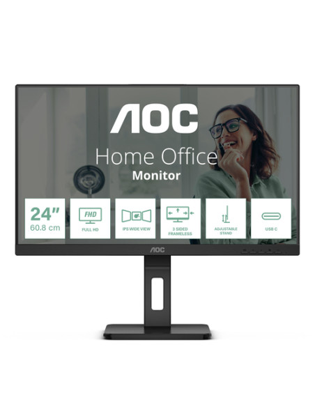 AOC 24P3CV Monitor PC 60,5 cm (23.8") 1920 x 1080 Pixel Full HD LED Nero