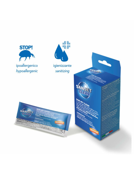 Ariete 4078 Sani-Jet Clean - Soluzione igienizzante per Sani-Jet - 10 bustine da 7gr