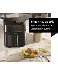 Haier I-Master Series 5 HAF5TWA 011 6,5 L Indipendente 2000 W Friggitrice ad aria calda Nero