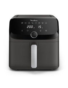Moulinex Easy Fry Mega EZ855H , Friggitrice ad aria, Capacità Extra Large 7,5L/2kg, 8 programmi preimpostati, Coal Grey