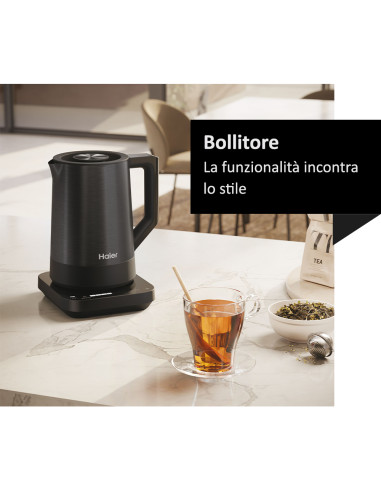 Haier SERIE 5, Bollitore, Nero, HKE5A 011