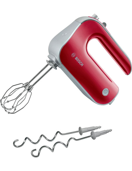 Bosch MFQ40303 Sbattitore Styline Colour 500 W Rosso, Argento