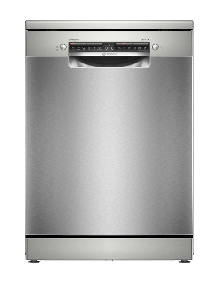 Bosch Serie 4 SMS4EMI01E Lavastoviglie da libera installazione 14 coperti Acciaio spazzolato anti-impronta Classe C