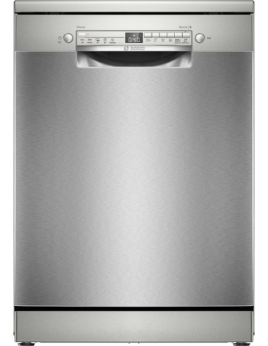 Bosch Serie 2 SMS2HTI02E Lavastoviglie da libera installazione 13 coperti Acciaio spazzolato anti-impronta Classe D
