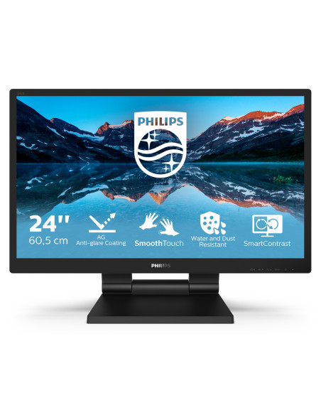 Philips 242B9TL/00 Monitor PC 60,5 cm (23.8") 1920 x 1080 Pixel Full HD LCD Touch screen Nero